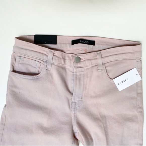 <J Brand> Pink Cropped Selena Jeans - Picture 8 of 15